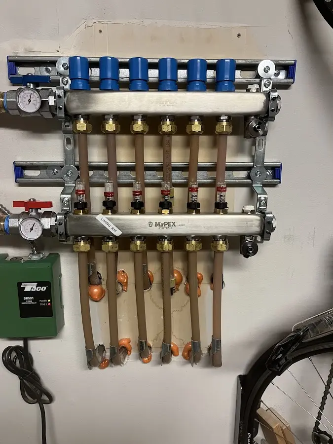 Plumber performing Leak Detection at a residential property in Thomaston