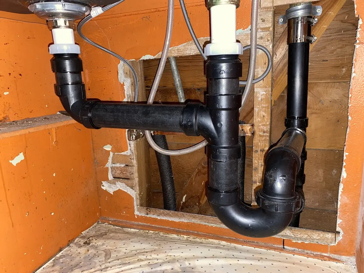 Professional Repiping Services equipment and tools on the job in Thomaston
